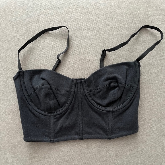 Skims OUTDOOR BUSTIER | ASH XS - Picture 1 of 2